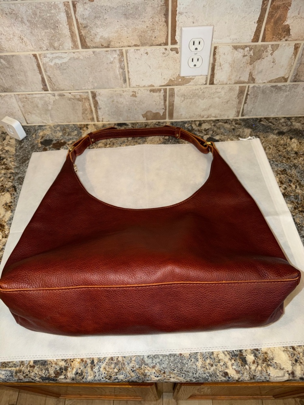 NEW Portland Leather Willow bag in Nutmeg - Picture 4 of 8